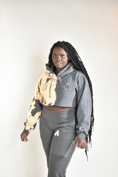A&A Women's Distressed Grey Tracksuit